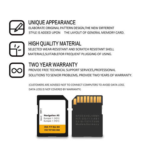 VW AS V21 Discover Media SD Card &ndash; Latest Map Update