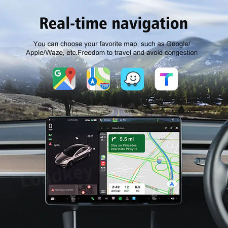 CarlinKit Wireless CarPlay Android Auto Dongle Tesla