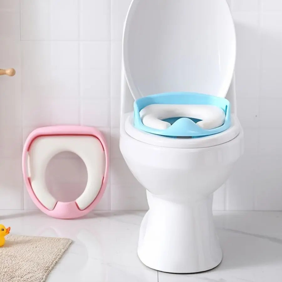Children's Toilet Seat &ndash; Soft Baby Safe Portable Design Pink