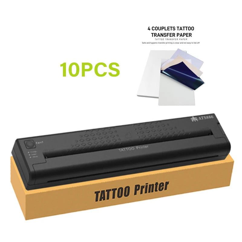 ATS886 &ndash; Wireless Tattoo Transfer Printer For iOS Android Right-angle