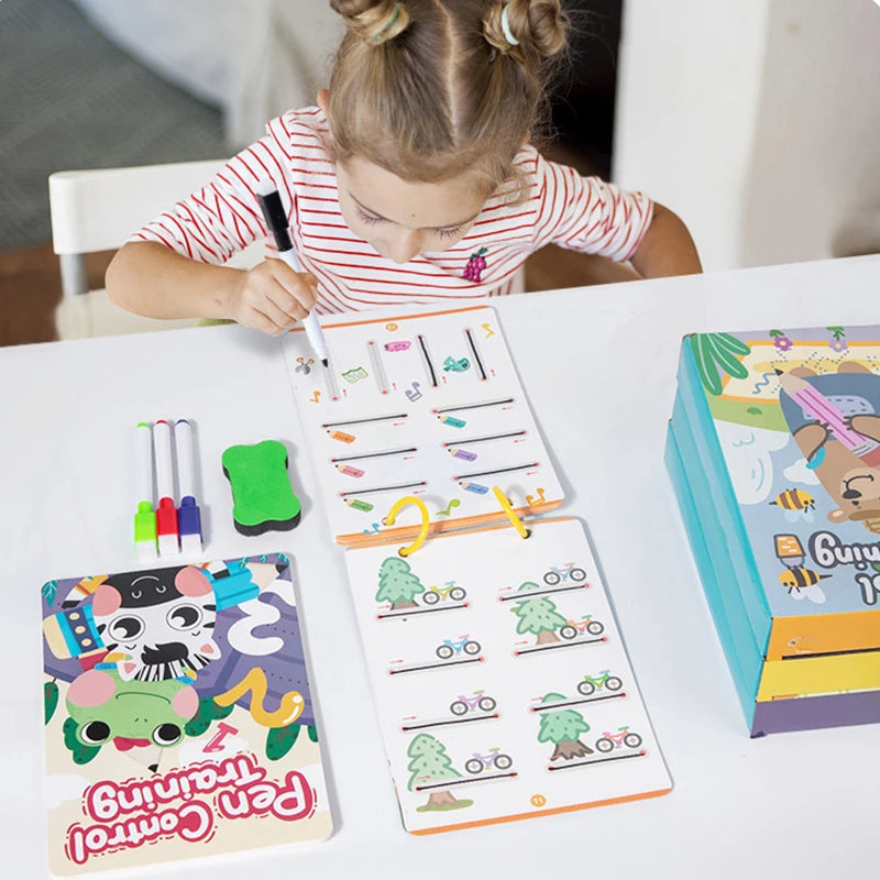 BZS00457 Toddlers Pen Control Books &ndash; Montessori Learning
