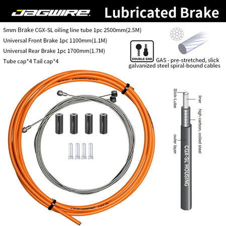 JAGWIRE MTB Road Bike Cable Set &ndash; Durable Brake and Shift Performance