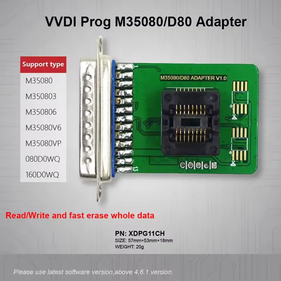 Xhorse VVDI Prog M35080 D80 Programmierer für M35080 Serie Lesen Schreiben Schnell