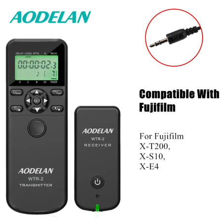 AODELAN Wireless Remote Timer &amp; Trigger for Canon, Nikon, Sony With F8 Cable / China