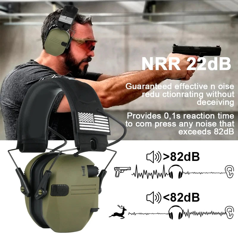 Tactical Electronic Shooting Earmuff &ndash; Noise Reduction