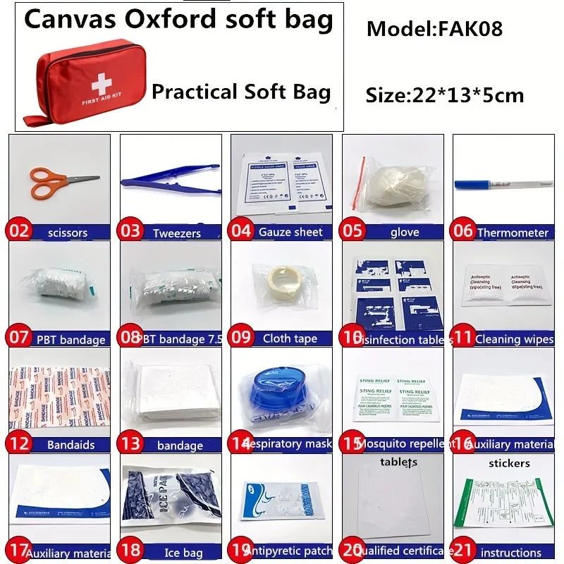 Emergency Car Mounted Civil Defense Kit &ndash; All Weather Ready FAK08