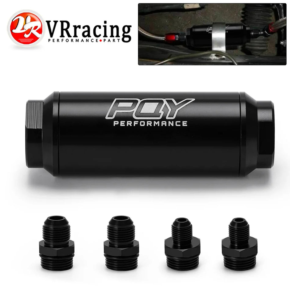Filtru de combustibil din aluminiu PQY VR5565 Inline cu AN6/AN8, 100 microni