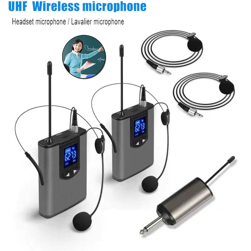 Wireless Lavalier Microphone System for iPhone, Android, and PC