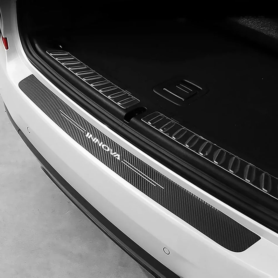 Autocollant de protection de seuil de porte de voiture en fibre de carbone Innova