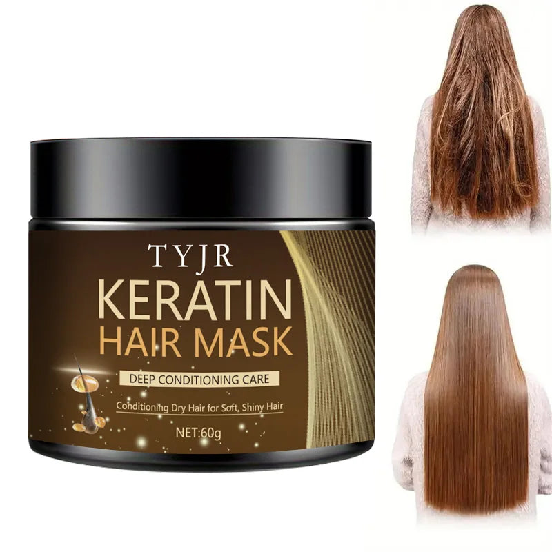 Keratin Hair Mask &ndash; Deep Moisturizing Repair for Dry Frizzy Hair
