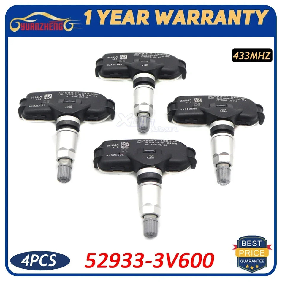 TPMS jutiklis Hyundai Grandeur HG 2011-2014, Hyundai I40 VF 2014-2021, Kia Rio UB 2011-2017 433MHz