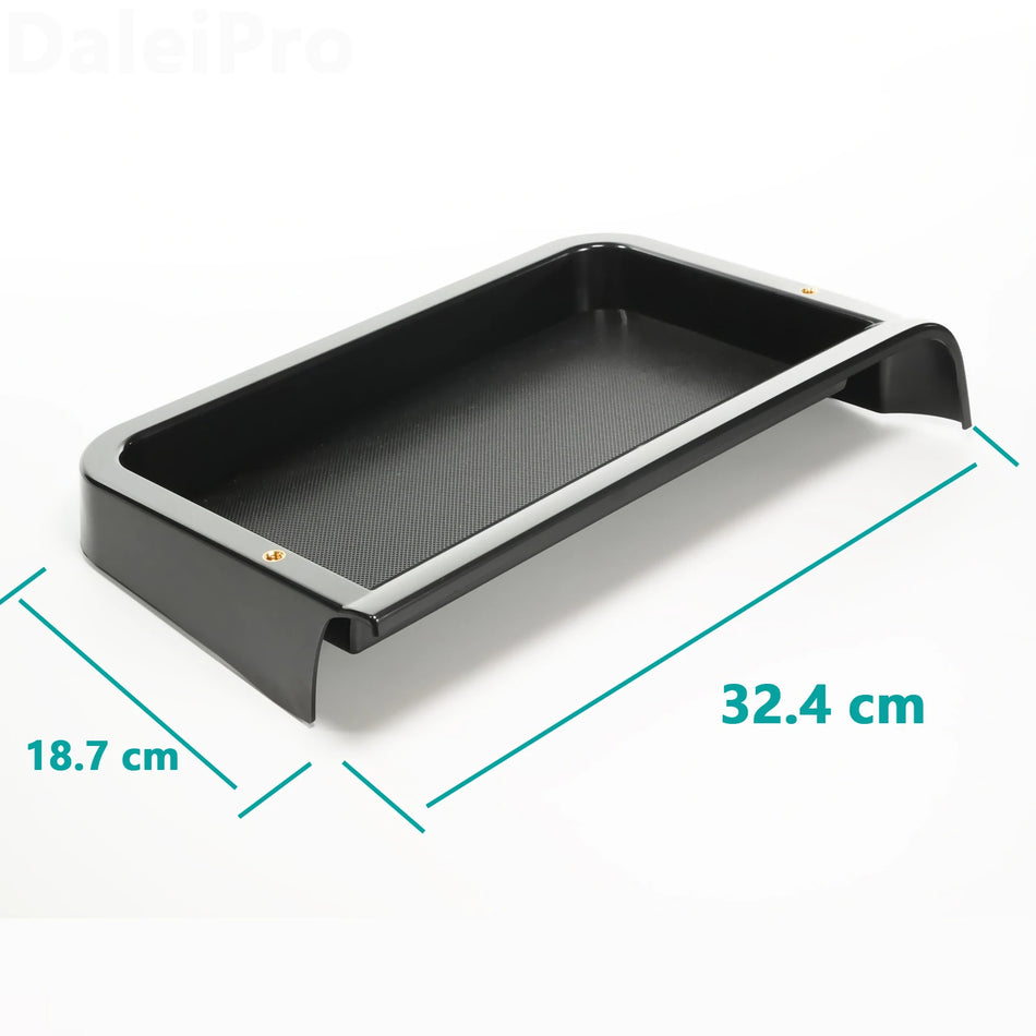 Automobilinė saugojimo dėžė Hyundai Ioniq 5 su dviem telefono tvirtinimais ir ABS plastiko konstrukcija, belaidžio įkrovimo kilimėlis