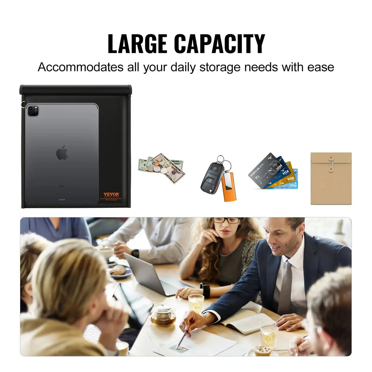 Faraday Pouch Set Fireproof Waterproof Laptops Keys