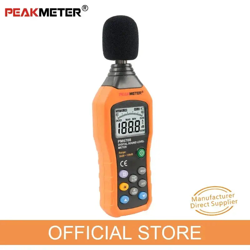 PeakMeter PM6708 Digital Sound Level Meter 30 130 dB