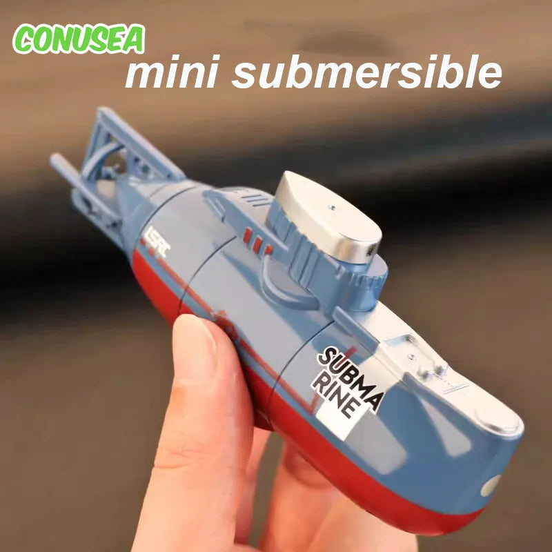 Remote Control Submarine Toy - Waterproof Mini Boat for Kids