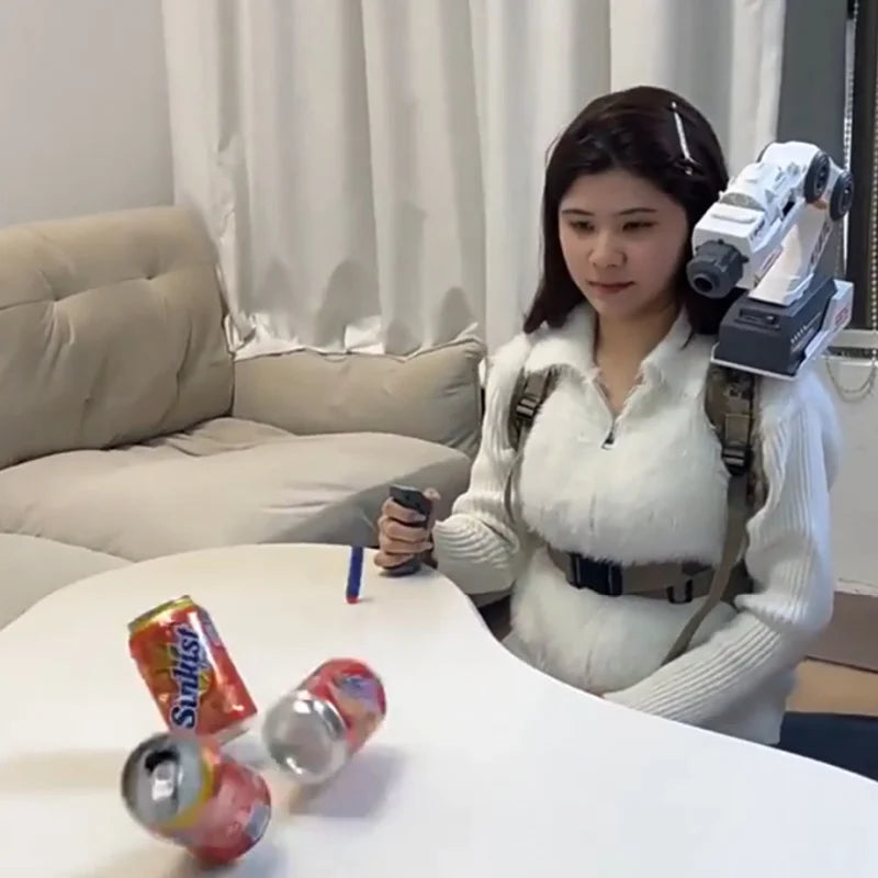 Meepir Phantom AI Robota Roku Izsekošanas Kanons ar Kustību Sensora Rotējamu Rotaļlietu