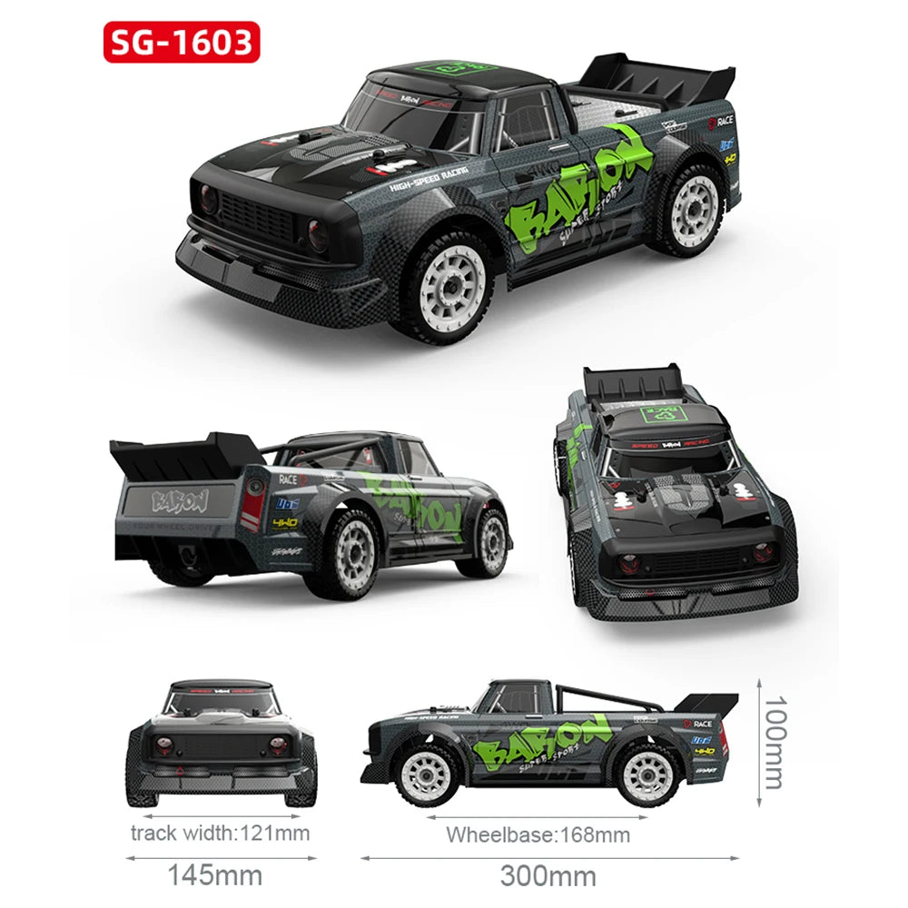 1:16 SG1603 RC Car 4WD &ndash; High Speed 30 KMH With ESP LED