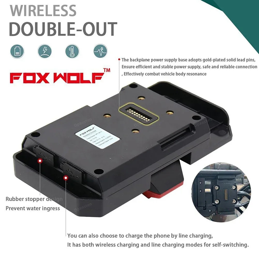 BMW Wireless Charging GPS Phone Holder - Garmin Nav Base