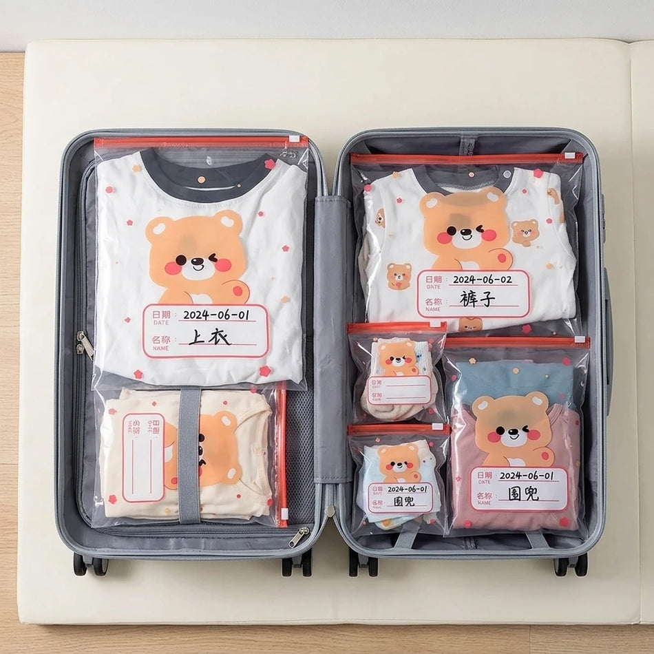 Sacs de rangement pour vêtements de bébé imperméables, organisateur portable et durable pour la maison