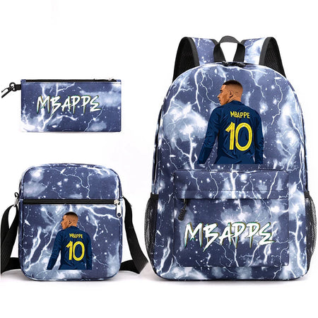 print student backpack set children's school bag shoulder bag pencil case 3-piece set 3
