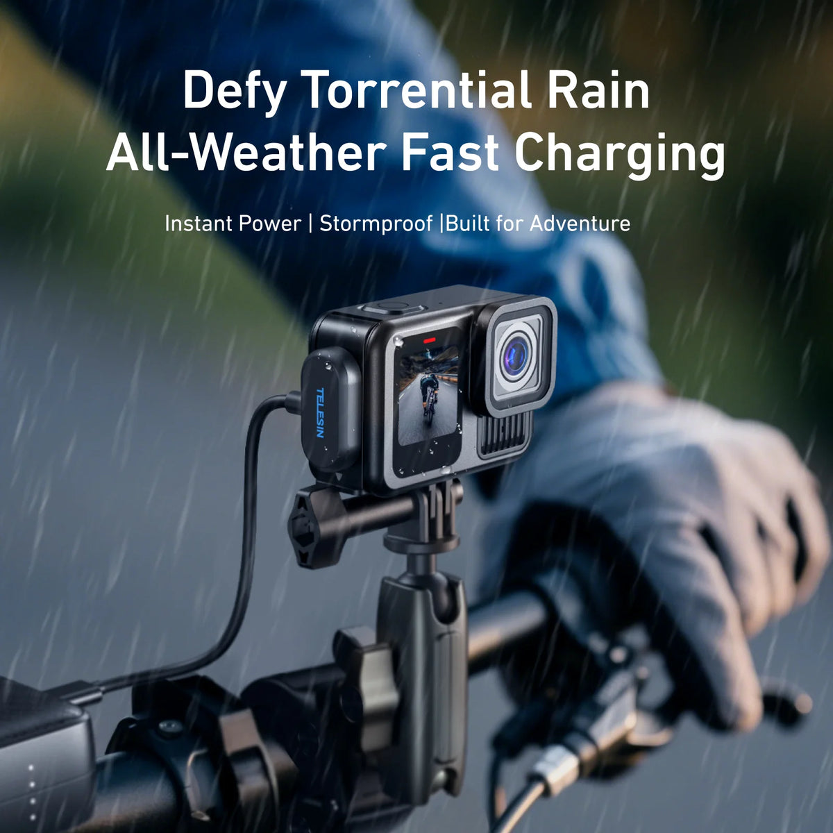 TELESIN Magnetic Waterproof Side Cover Kit - Easy Removable
