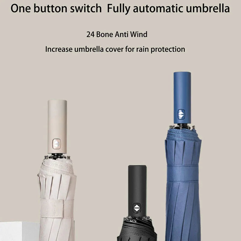Reinforced 24-Bone Umbrella &ndash; Strong and Durable Wind-Resistant Design