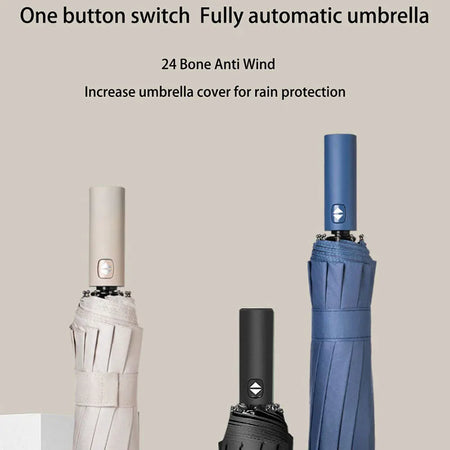 Reinforced 24-Bone Umbrella &ndash; Strong and Durable Wind-Resistant Design