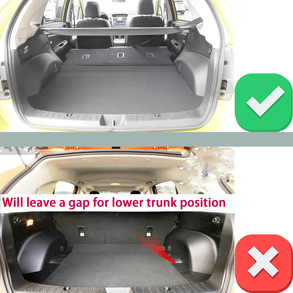 Subaru XV Crosstrek Impreza Bagāžnieka Paklājs EVA Melns Kravas Ieklājs