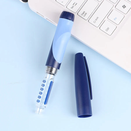 Portable Classics Lilly Lancing Pen - Insulin Injection Aid Blue
