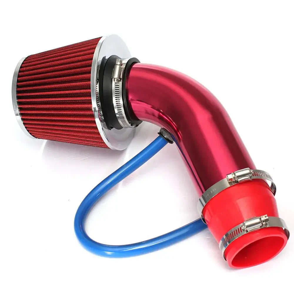 Heavy Duty 76mm Car Air Intake Filter 3 Inch Mushroom Head High Flow Cold Air Intake Pipe Turbo Induction Aluminum Kit by InterCyprus Trading Ltd