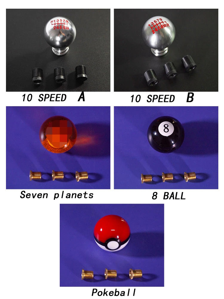 GM Universal Gear Shift Knob for Manual Transmission, Acrylic, 12x1.25