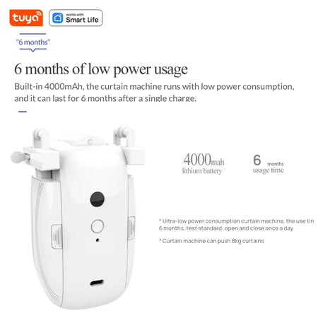 Tuya Smart Curtain Robot with Bluetooth Control &amp; Timed Features