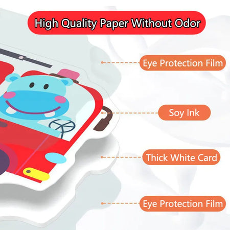 Montessori Baby Quiet Book - Sensory Early Education