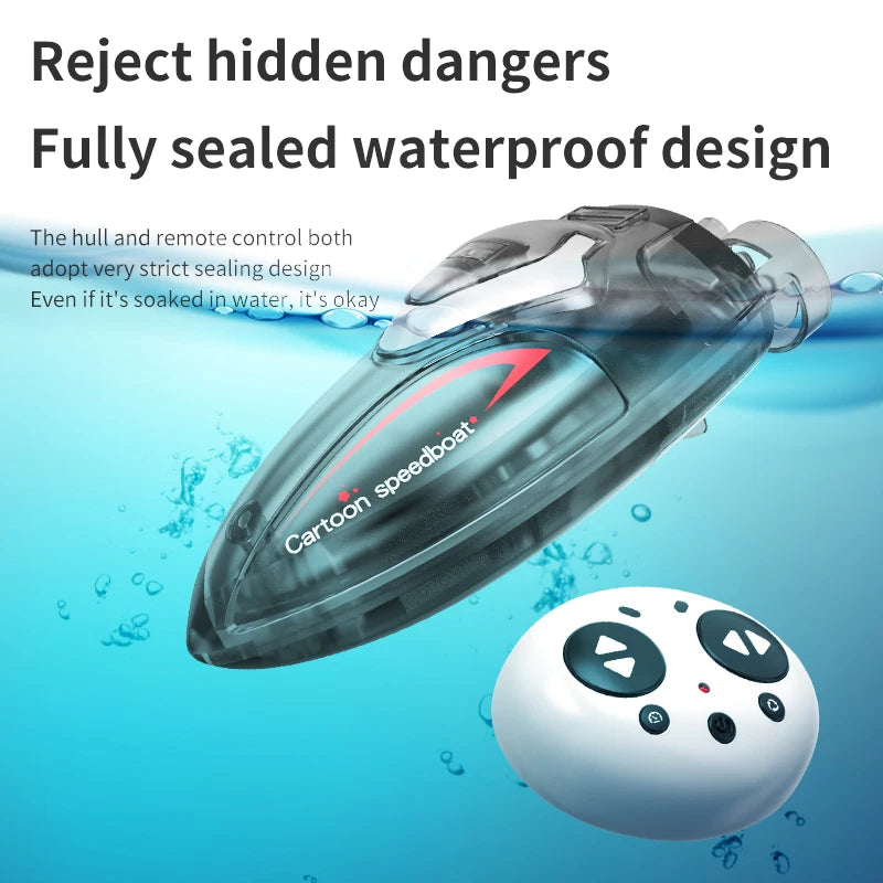 TKKJ Mini RC Boat &ndash; High Speed Turbo Propulsion With LED