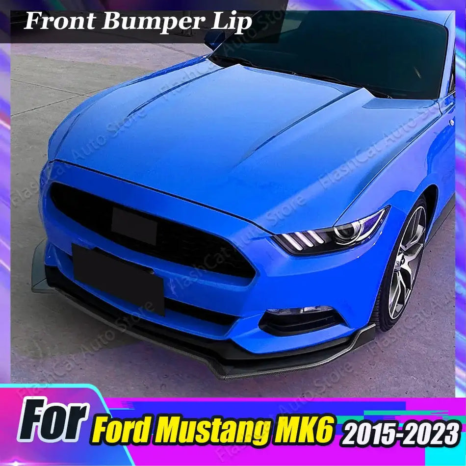 Mustang MK6 Voorbumper Chin Splitter Lip Diffuser Kit