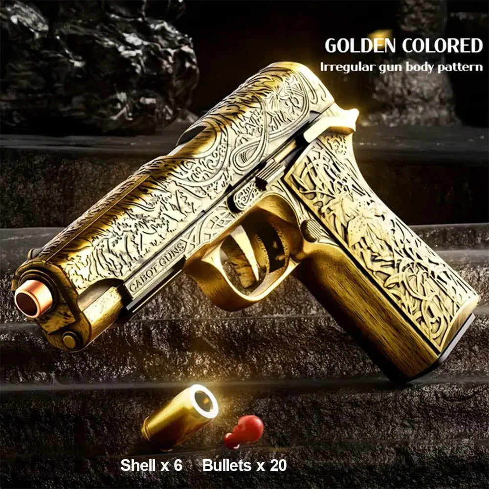 Stress Shot Toy Gun Gold