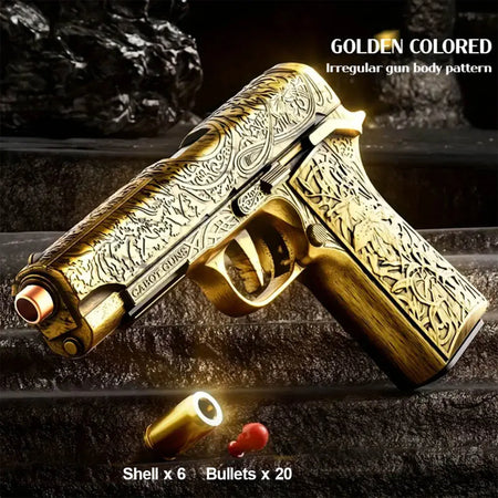 Stress Shot Toy Gun Gold