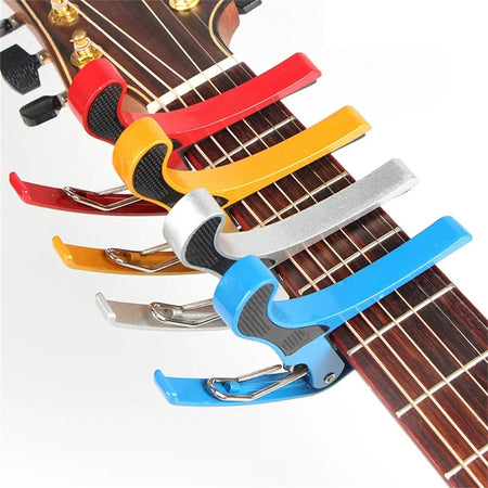 Guitar Capo Clip &ndash; One Hand Quick Clamp For Most Fretboards