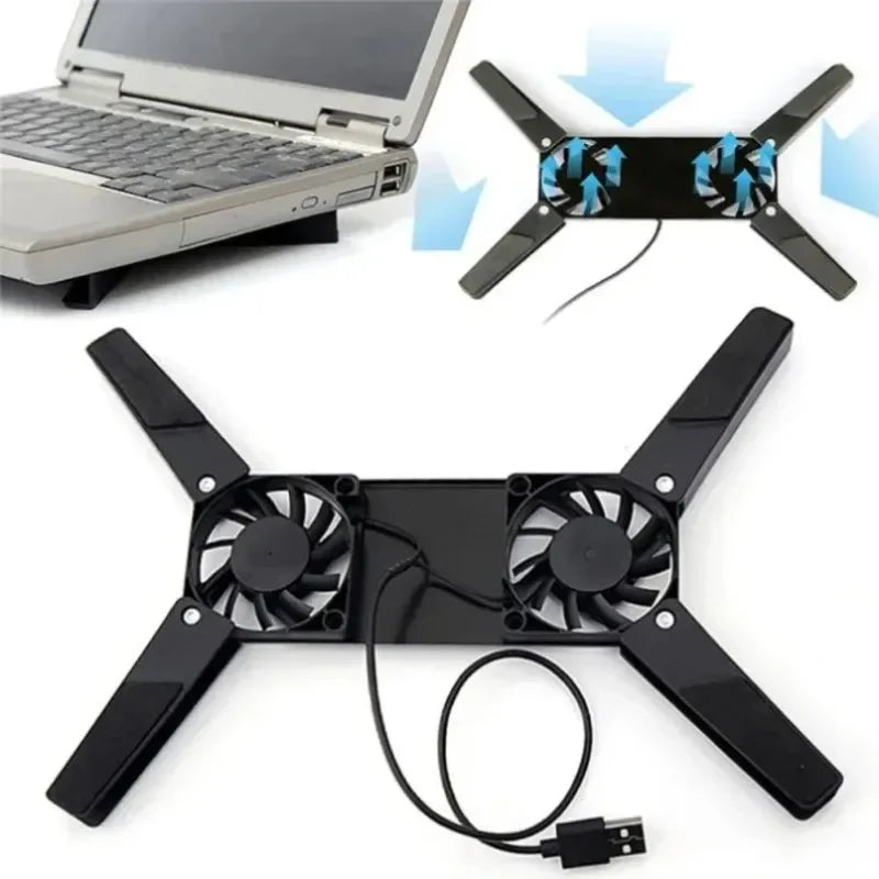 Air Cooling Laptop Cooler Pad USB Powered - Ultra Portable