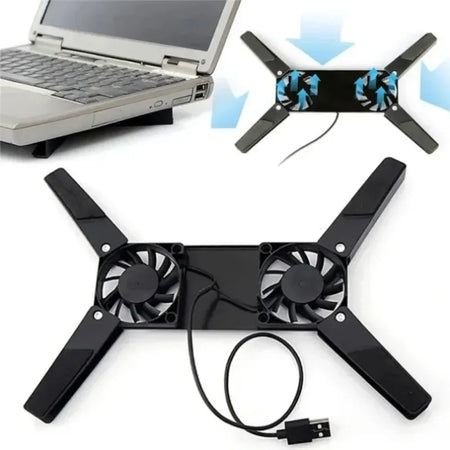 Air Cooling Laptop Cooler Pad USB Powered - Ultra Portable