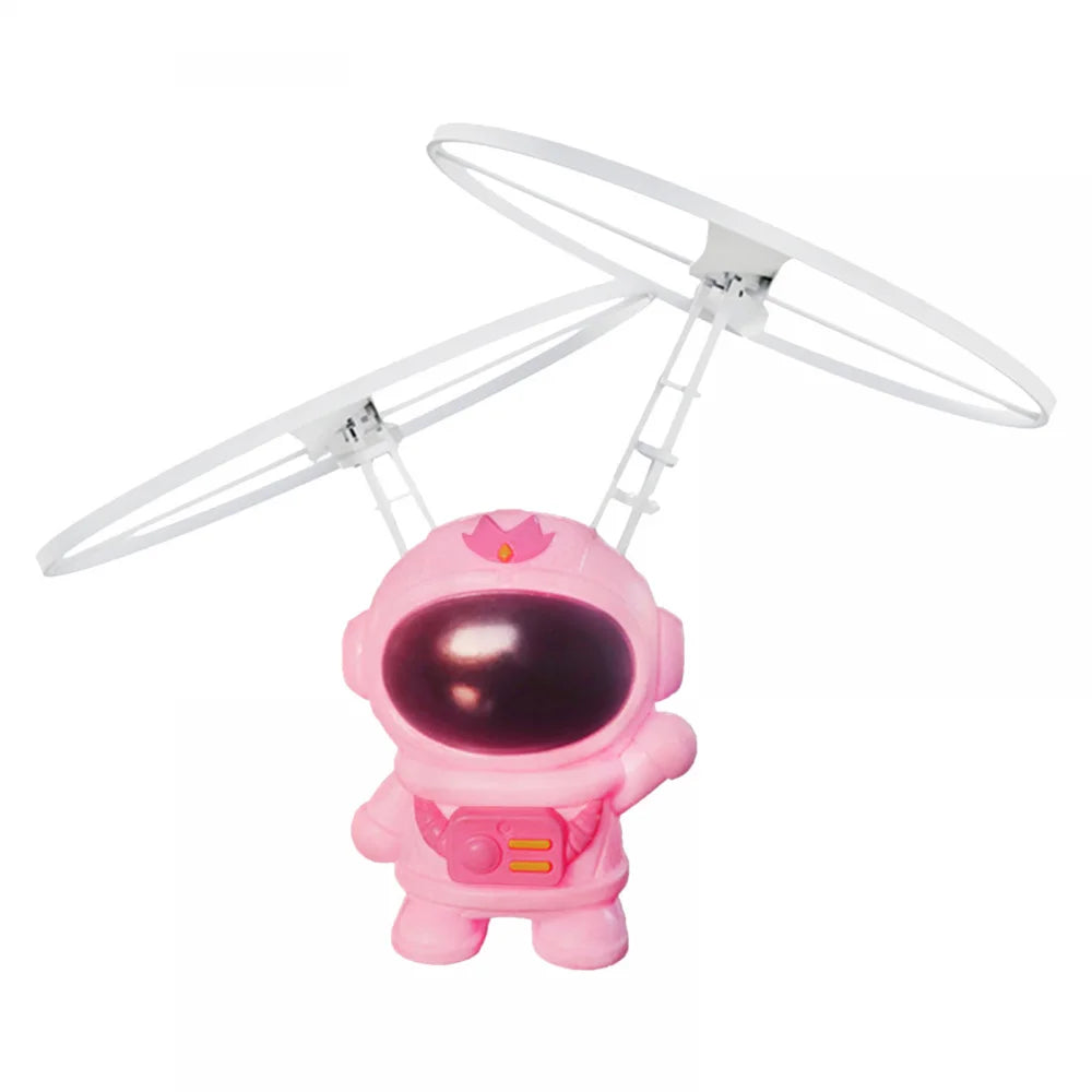 Mini Infrared Induction Flying Toy &ndash; Automatic Flight Pink Astronaut