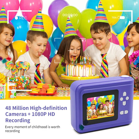 Children's Thermal Instant Print Camera Mini &ndash; HD Lens