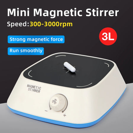 3L 3000RPM Mini Magnetic Stirrer &ndash; AC100-240V EU Plug