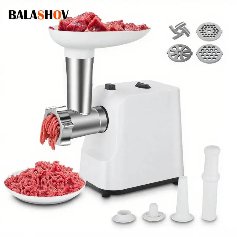 1000W Electric Meat Grinder Sausage Maker With 3 Plates