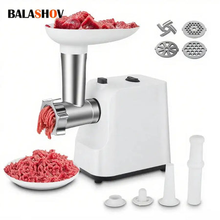 1000W Electric Meat Grinder Sausage Maker With 3 Plates