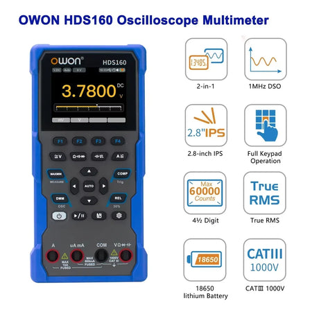 OWON HDS160 &ndash; True RMS Multimeter 60000 Counts For AC DC