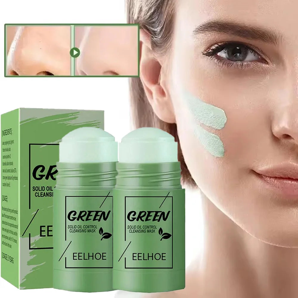 Green Tea Deep Cleansing Mask Stick | Oil Control &amp; Blackhead Removal