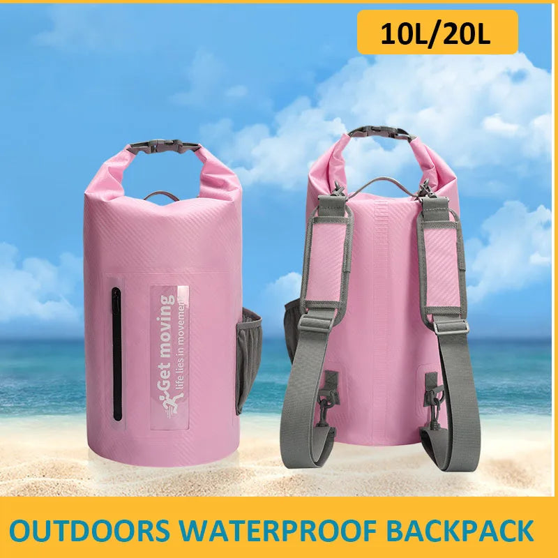 10L/20L Waterproof Dry Bag for Outdoor, Beach, Travel