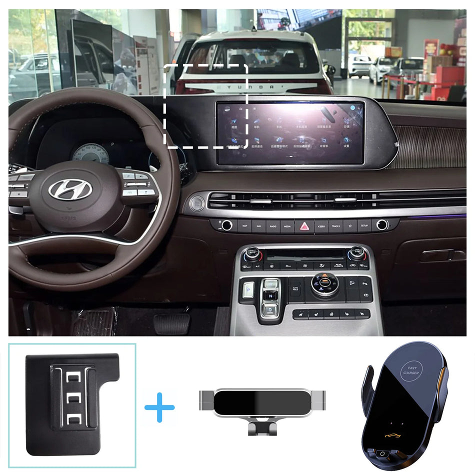 Hyundai Palisade Trådlös Laddning Gravitation Telefonhållare