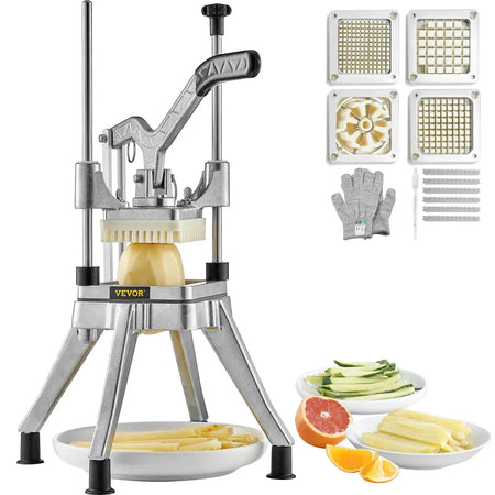 Commercial Vegetable Chopper With 4 Stainless Steel Blades